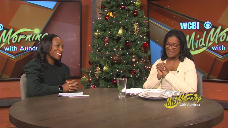 WCBI-TV holiday dining etiquette tv interview
